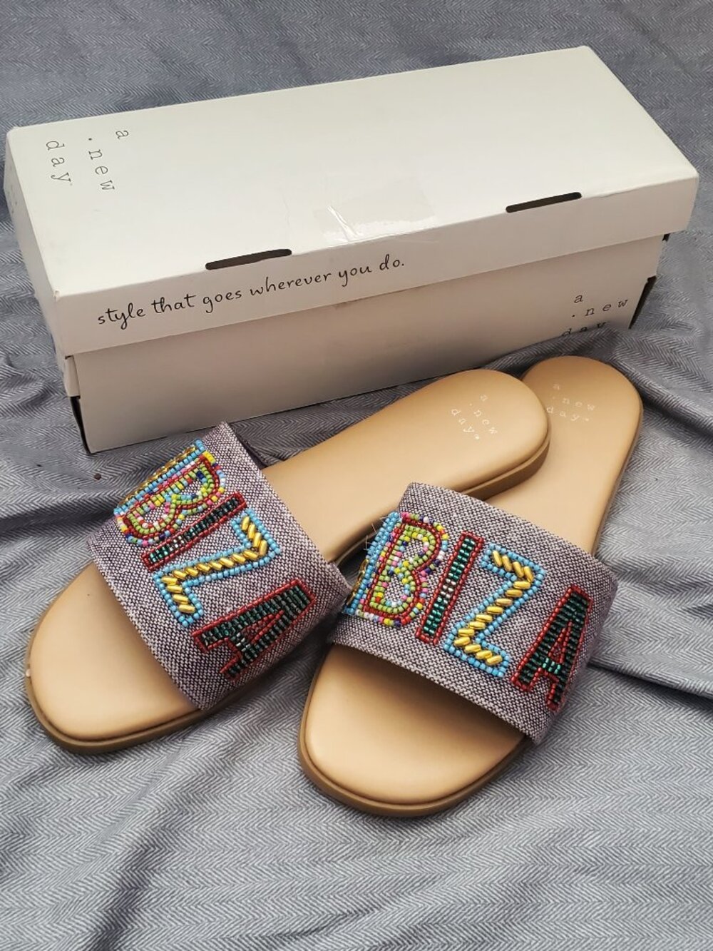 A New Day Nehemia IBIZA Sandals Women's Size 7